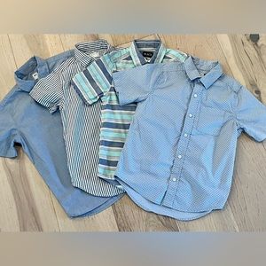 Boys Short Sleeve Dress Shirt Bundle size 8